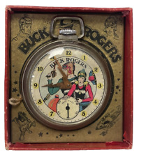 1930's BUCK ROGERS POCKET WATCH  LIGHTNING BOLT HANDS IN BOX picture