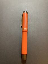 Restored 1928 Parker Duofold Jr. Fountain Pen, Chinese Red Lacquer , Made In USA picture