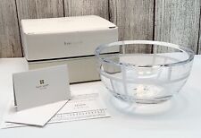Kate Spade Lenox Madison Square 6” Lead Crystal Bowl with Box New York NEW picture