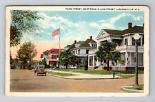 Jacksonville FL-Florida, Third Street, Antique, Vintage c1931 Souvenir Postcard picture