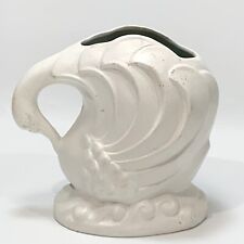 Raynham Pottery #116- Vintage Art Deco  LARGE WHITE SWAN FIGURINE VASE 25cmH picture
