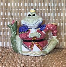 Vintage Unique Whimsical Teapot Wangs International The Frog Prince picture