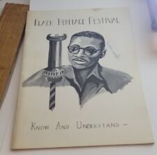 Vintage 1968 Black Heritage Festival Program Johnstown Pa Signed Willie Stargell picture