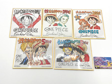 ONE PIECE Luffy Eiichiro Oda Autograph Shikishi Art Card  Tokyo One Piece Tower picture