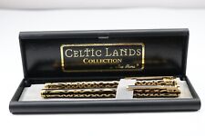 Vintage Celtic Lands Collection by Sea Gems Fountain & Rollerball Pen Set picture