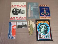 Vintage NYC New York City Mixed Lot 1904-1986 Empire State Statue of Liberty N3 picture