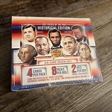 2021 Pieces of the Past Historical Edition Factory Sealed Box 1/1’s Autos Rare picture