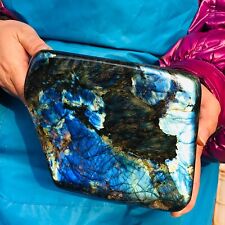 6.05LB Large Natural Gorgeous Labradorite Crystal Quartz Mineral Specimen heals picture