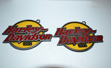 Harley Davidson 1985 Dealer Only VTG Logo Christmas Ornament RARE Stained Glass picture