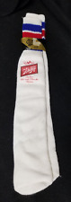Vintage RED WHITE BLUE Schlitz Beer SOCKS with tags fits Size 10-13 picture