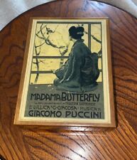 Rare Reuge Music Box Puccini Madame Butterfly Preowned -working picture