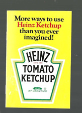 1979 HEINZ Tomato Ketchup recipe booklet picture