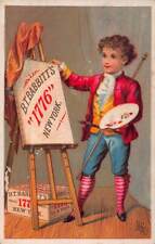 B.T. Babbit's 1776 Soap, New York, Early Trade Card, Size:  111 mm x 67 mm. picture