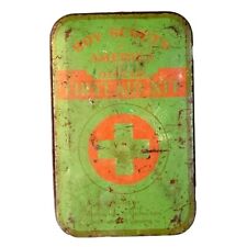 Vtg Boy Scouts Of America Official First Aid Kit By Johnson & Johnson Tin 1950s picture