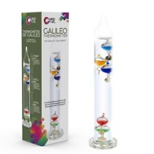 Glass Galileo Thermometer 28cm Tall Indoor Decorative 18 - 26 C picture