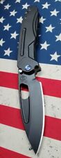 MEDFORD KNIVES INFRACTION S35VN PVD BLADE WITH PVD HANDLES FLAMED HW AND CLIP picture