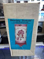 Strawberry Shortcake Cylinder In Motion Lamp 1982 RARE With Original Box READ picture