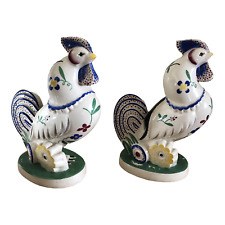  Large Farmhouse Rooster by Primavera France - a Pair picture