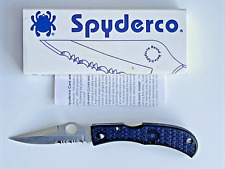 Spyderco С38PSBK Jess Horn Lightweight Folding Knife AUS-8 Japan 2000 picture