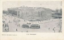 WASHINGTON DC-U.S. Treasury, Trolleys, Horses and Carriages Private Mailing Card picture