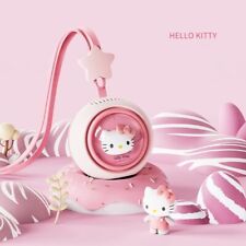 Sanrio Official License Hello Kitty Cute Fashion Neck Fan USB Charging Cool Gift picture