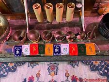 Mantra Chakra Healing Tibetan Singing Bowl Set of 7 Hand Hammered Meditations picture