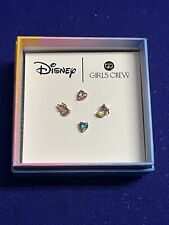 Girls Crew X Disney Donald And Daisy Duck Gold  Tone Stud Earring Set NEW picture