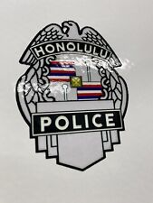 Honolulu Police Sticker SILVER HPD picture