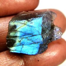27.20Ct Black Labradorite Specimen Crystals Healing 100%Natural UNHEATED Rough picture