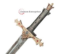 Unique Handmade Knights Excalibur Crown Sword with Cover picture