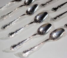 Vintage Rogers Bros ALEXANDRIA Silver Plate 12 Soup Place Spoons NEW Unused picture