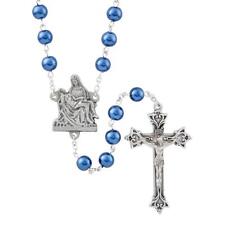 Sapphire Bead Pieta Collection Rosary Christian Rosery for Men & Women - 3 Packs picture