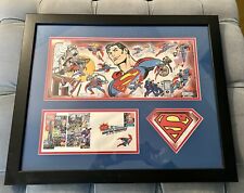 SUPERMAN~Limited Edition 1651(2006)~DC Comics~Framed 1st Day Of Issue Stamp picture