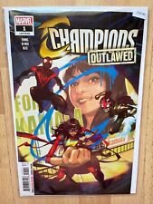 Champions Outlawed 1 Marvel Comics E24-90 picture