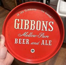 Vintage Gibbons Beer Tray Wilkes Barre Pa. picture