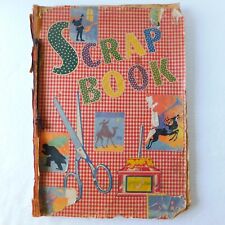 Vintage Scrapbook 1939-1972 40 pages Clippings Crafts Sewing Poetry 10.5x15 picture