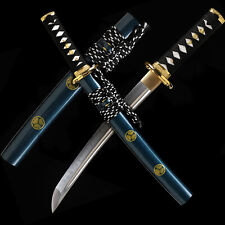 Musashi Katana Clay Tempered T10 Steel Full Tang Samurai Short Sword 20'' Tanto picture