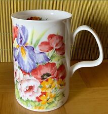 ROY KIRKHAM Fine Bone China Mug Cup Summer Garden Floral Theme Made in England picture