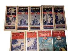 *** LOOK***AMAZING NOS ESSO road maps lot OF 9-NEVER OPENED VERY MINTY CONDITION picture