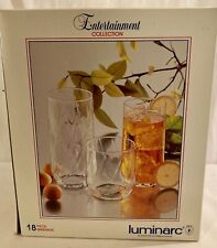 Luminarc Entertainment Collection Glasses Brand New Un-Opened Box Durand picture