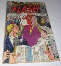 THE FLASH # 165 ALLEN WEST WEDDING 1966 PROF. ZOOM SILVER AGE DETACHED COVER picture