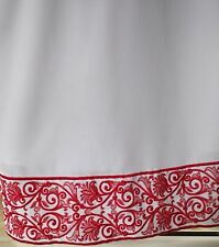 Red stykhar with embroidery, podriznik, Orthodox Greek style vestment picture