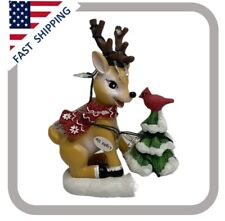 Ganz Light Up Reindeer & Cardinal Christmas picture