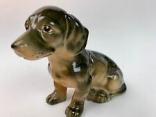 Ucagco Dog Puppy Hound Hunting Porcelain Figurine    picture
