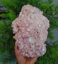 Apophyllite Crystals On Light Pink Chalcedony Matrix Minerals Specimen #H3 picture