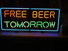 New Free Beer Tomorrow Neon Light Sign 24