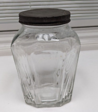 Unmarked Art Deco WALBECK PICKNICK PICKLE Jar from Philadelphia with metal lid picture