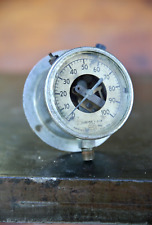 Antique US Gauge Co Industrial vault safe gauge beveled glass electric alarm picture