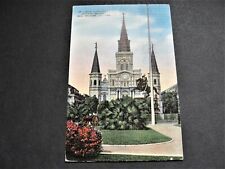 St. Louis Cathedral, New Orleans, Louisiana, Ben Franklin-1938 Postcard. RARE. picture