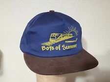 Conrail Boys of Summer baseball cap hat blue/brown suede NEW picture